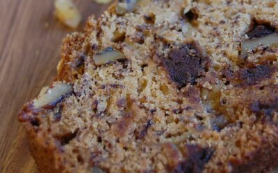 Banana Bread with Walnuts and Chocolate Chips