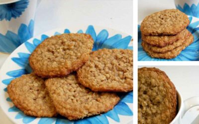 Old-Fashioned Oatmeal Cookies (thin and buttery)